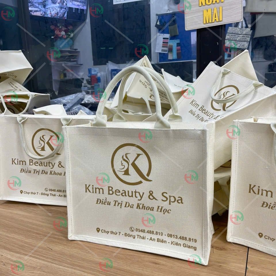 Túi vải linen Kim beauty & spa