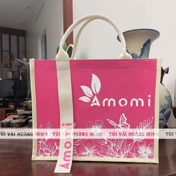 Túi vải linen Amomi