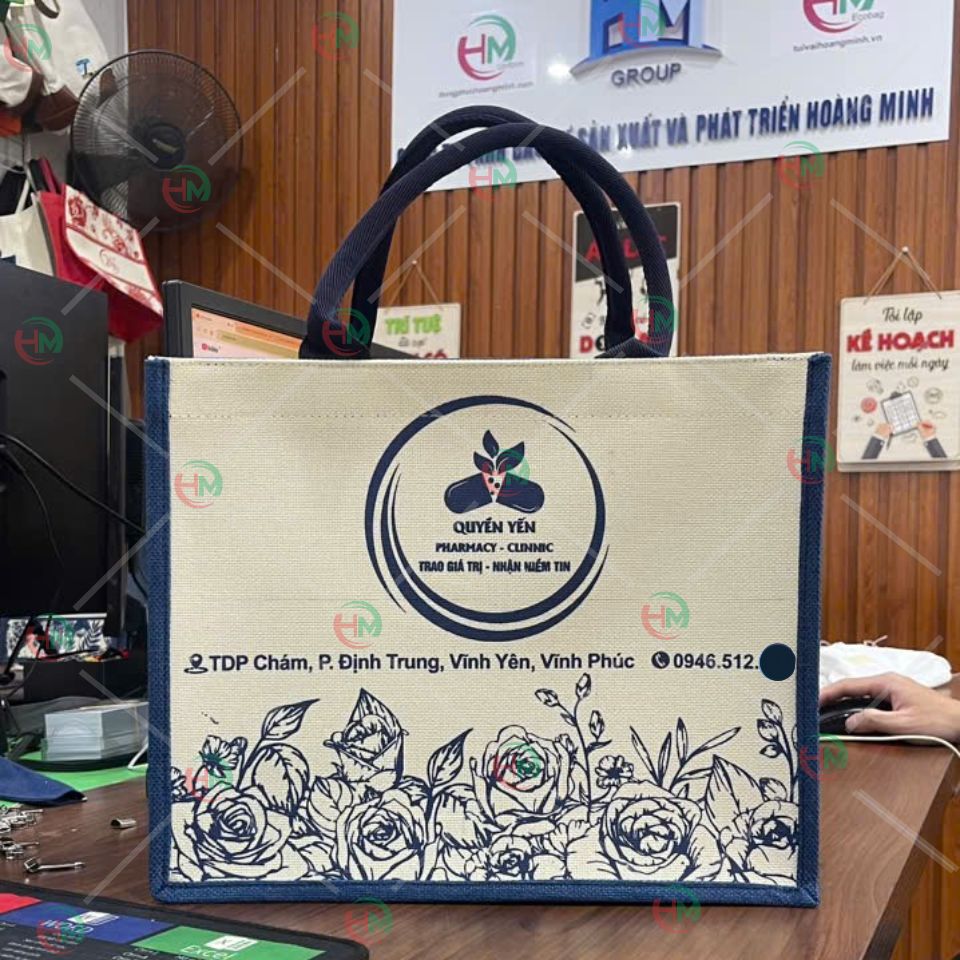 Túi linen Quyền yến pharmacy