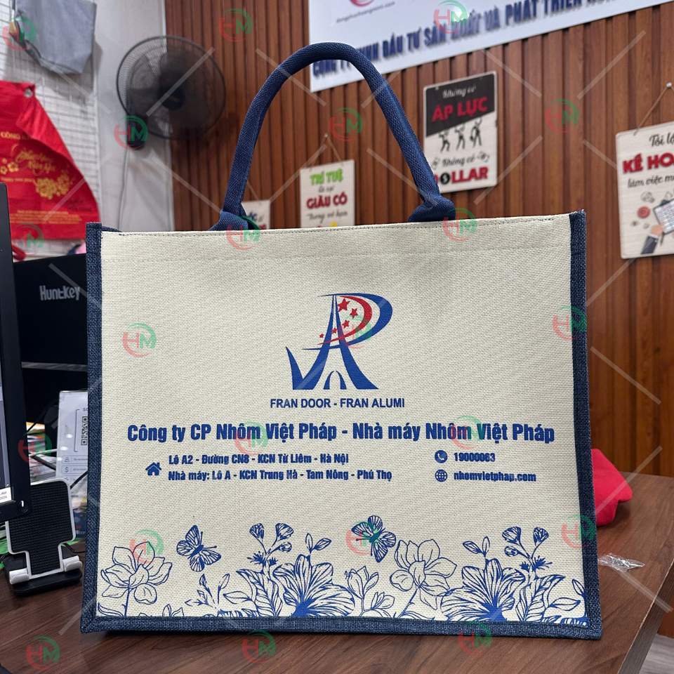 túi vải linen công ty nhôm Việt Pháp