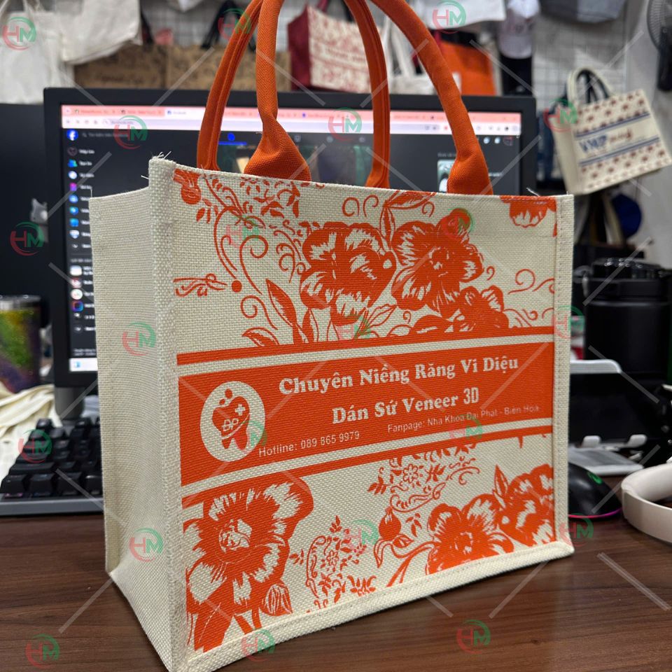 Túi vải linen nha khoa đại Phát