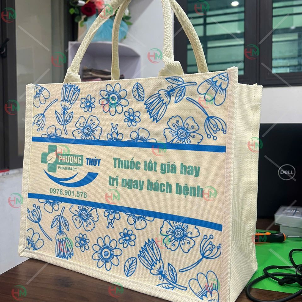 Túi vải linen Phương thúy pharmacy