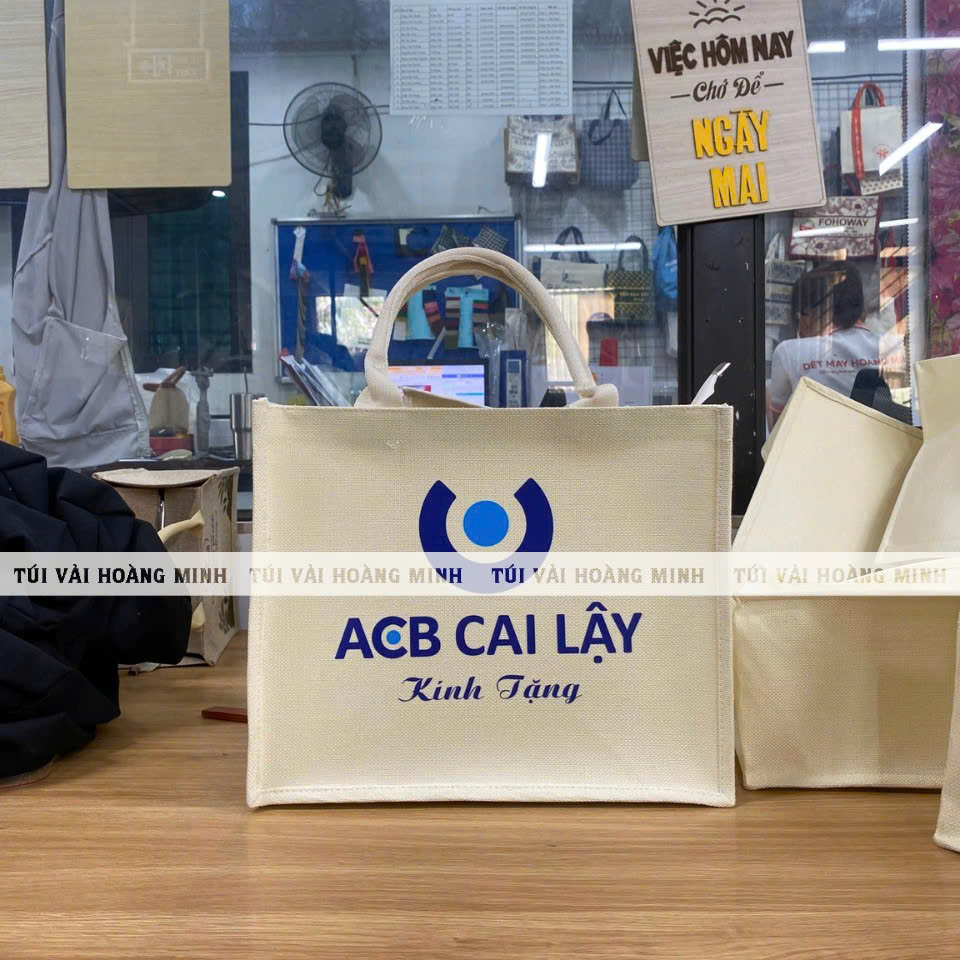 Túi Vải Linen In Logo ACB Cai Lậy