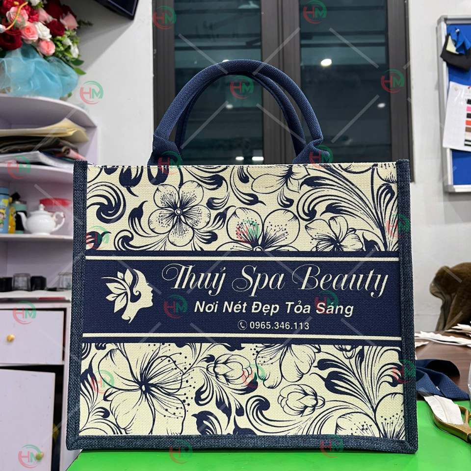 Túi vải linen Thủy Spa Beauty