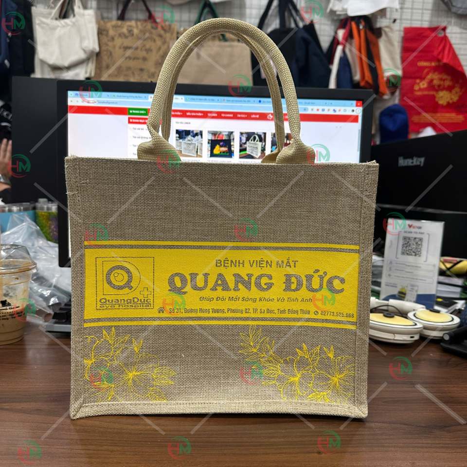 Túi vải linen BVM Quang Đức