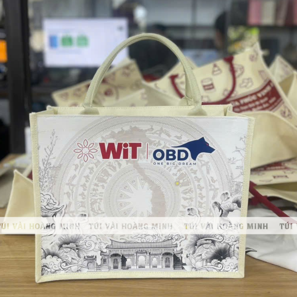 Túi vải linen WIT