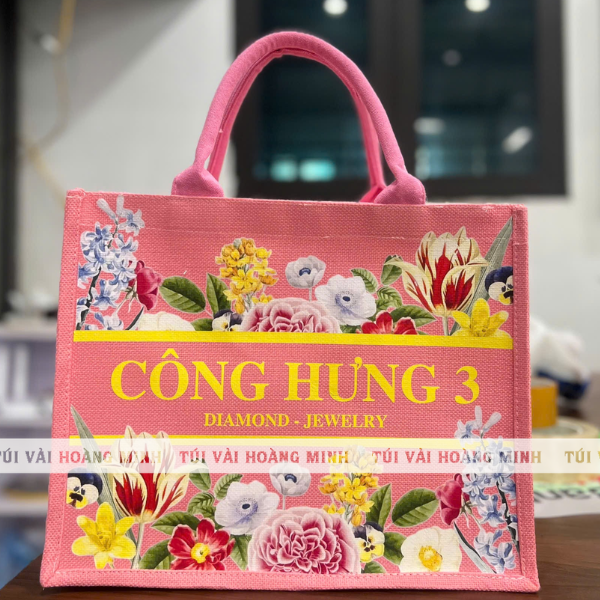Túi vải linen Công Hưng 3