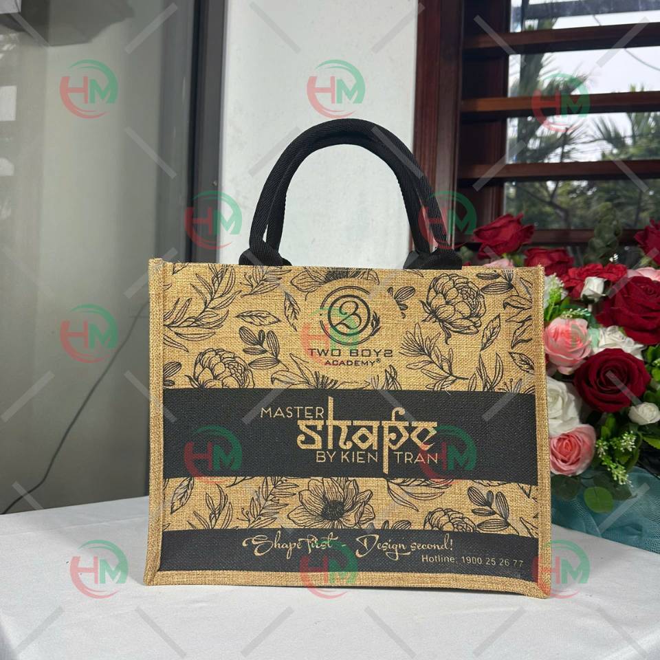 Túi vải linen maser shape