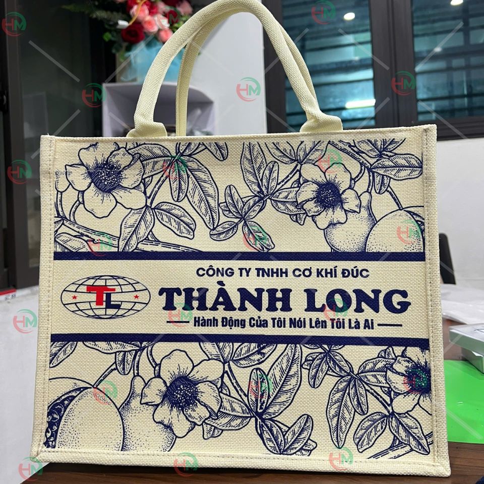 Túi vải linen Cơ khí thành long