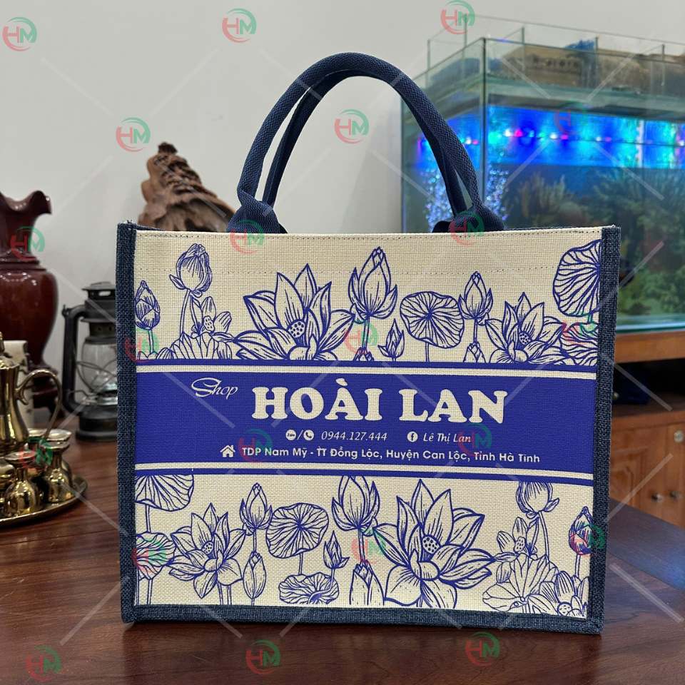 Túi vải linen Hoài Lan