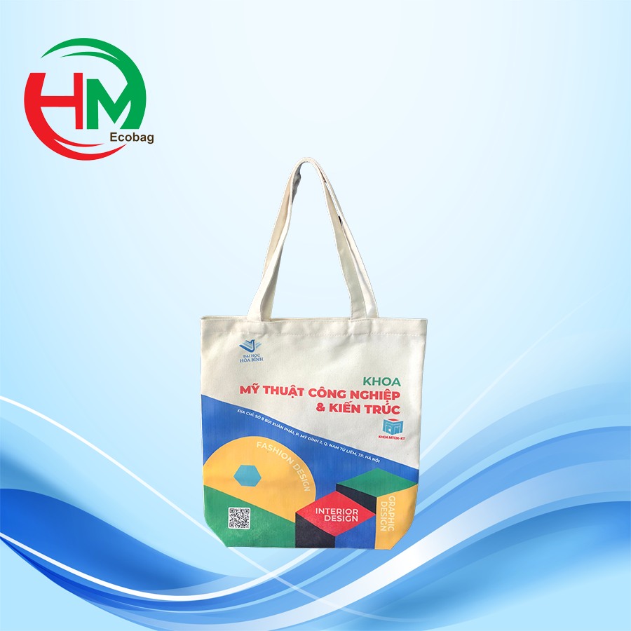 Túi Vải Canvas In Logo Khoa Mỹ Thuật Công Nghiệp & Kiến Trúc