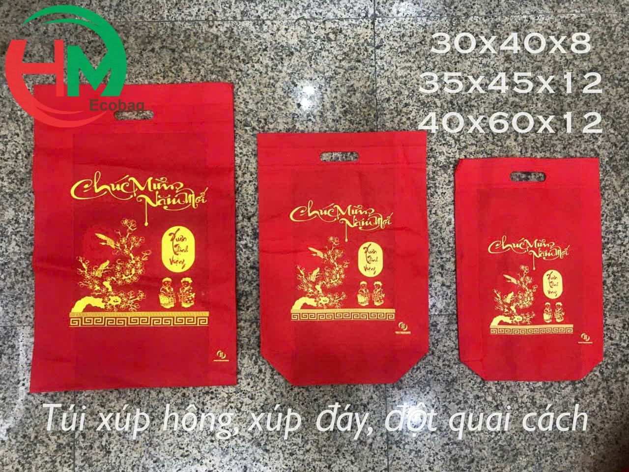 Túi Đựng Lịch Tết Không Dệt 2026 – Giá Sỉ Tận Xưởng, In Logo Theo Yêu Cầu