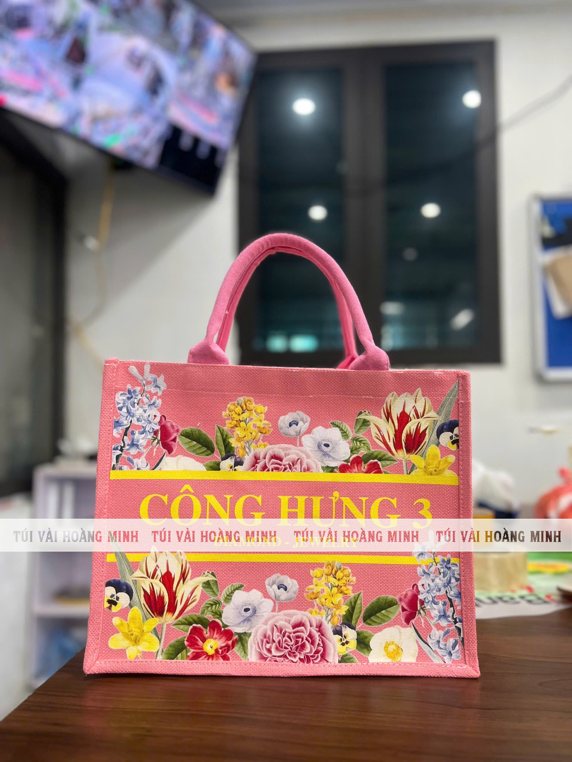 Túi vải linen Công Hưng 3 - Túi Vải Quà Tặng Doanh Nghiệp