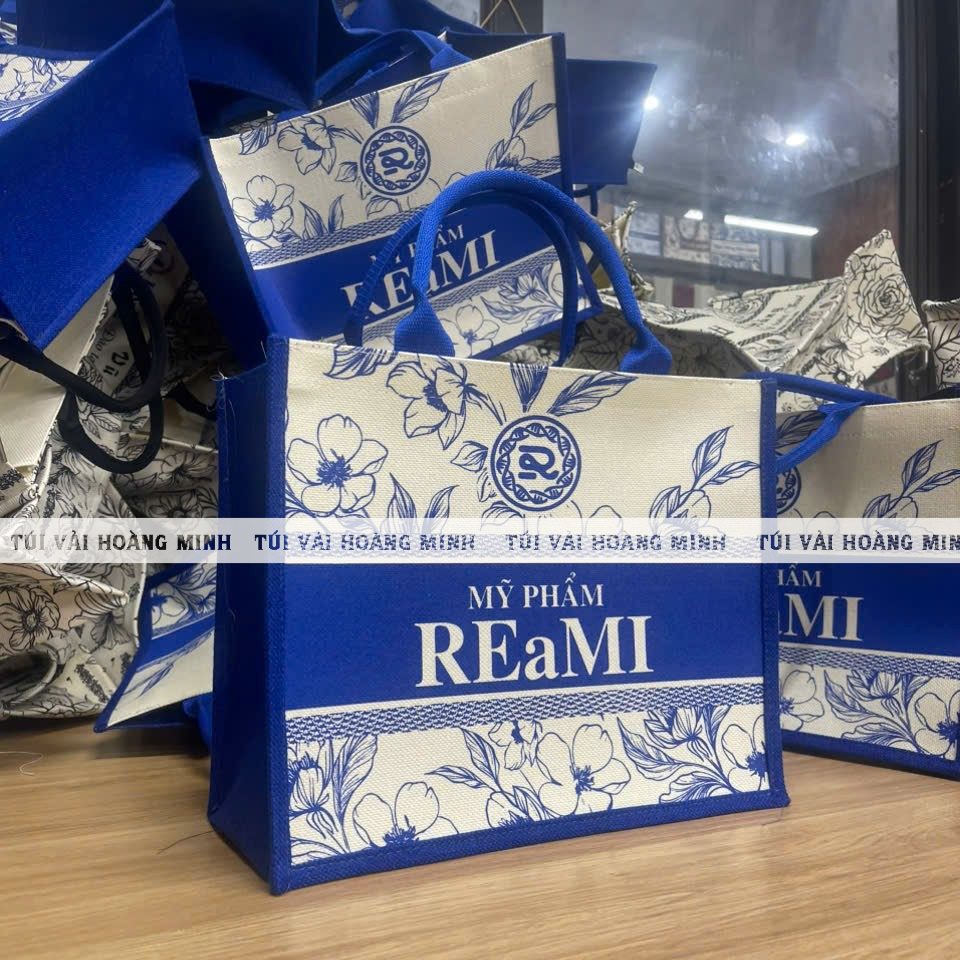 Túi Vải Linen Mỹ Phẩm REaMI – Sang Trọng, Bền Đẹp, Thân Thiện Môi Trường