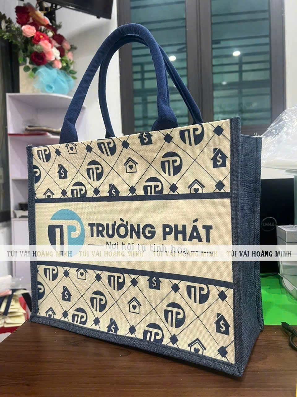 Túi Vải Linen In Logo Trường Phát –  Thương Hiệu Đẳng Cấp, Thân Thiện Môi Trường