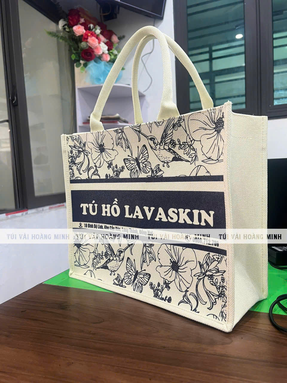 Túi Vải Linen In Logo Tú Hồ Lavaskin – Quà Tặng Thương Hiệu & Đẳng Cấp