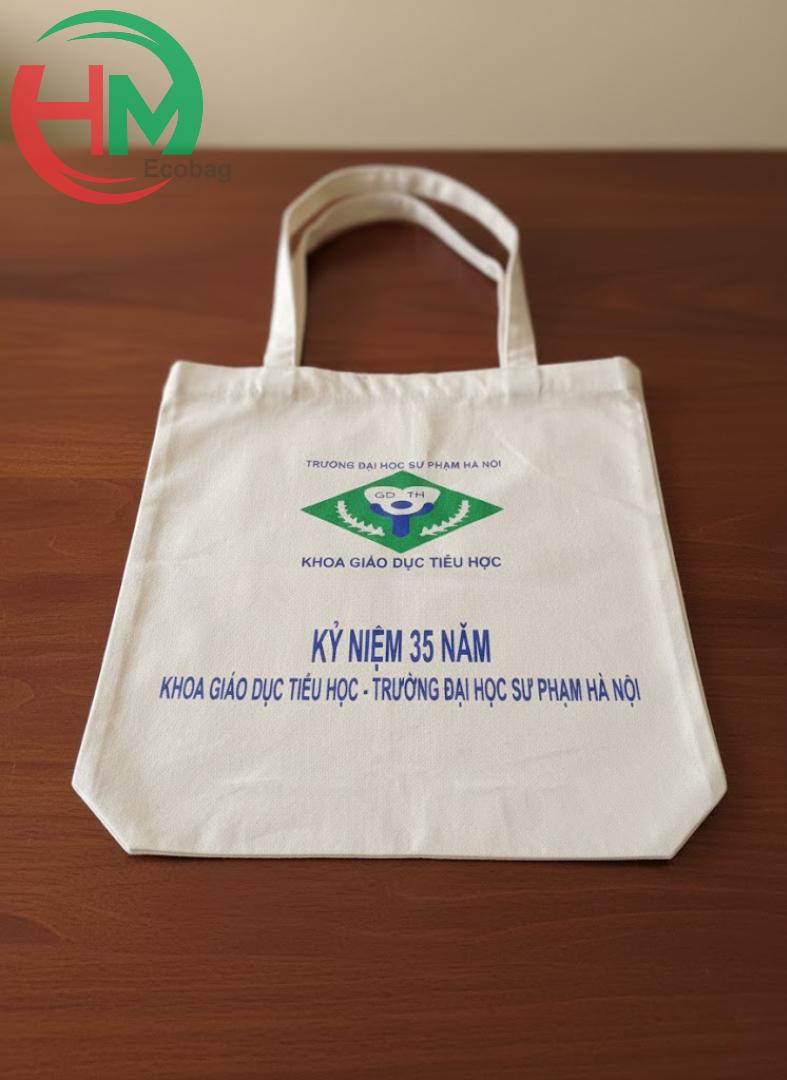 Túi Vải Canvas In Logo Khoa Giáo Dục Tiểu Học – Quà Tặng Kỷ Niệm 35 Năm Ý Nghĩa