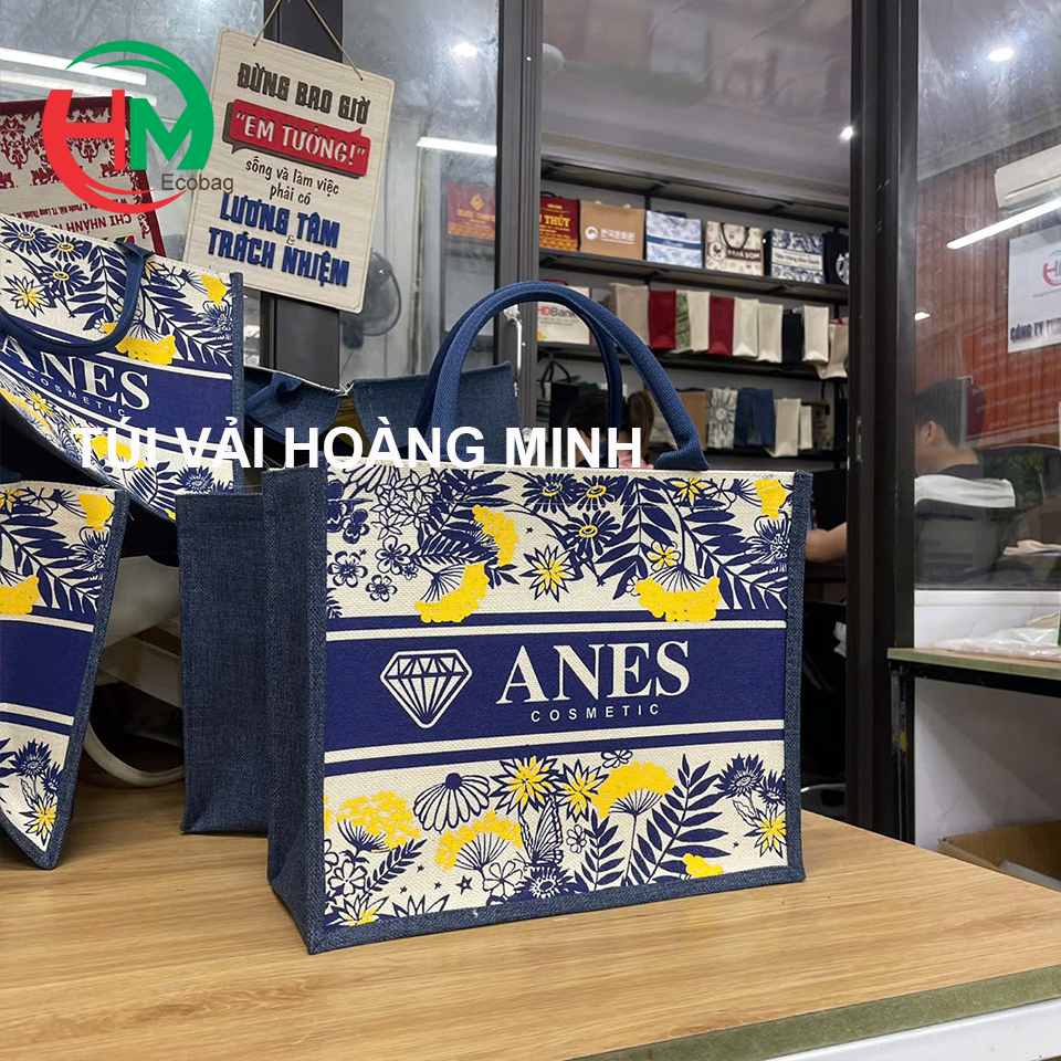 Túi Vải LINEN ANES - Xưởng may túi vải quảng bá thương hiệu