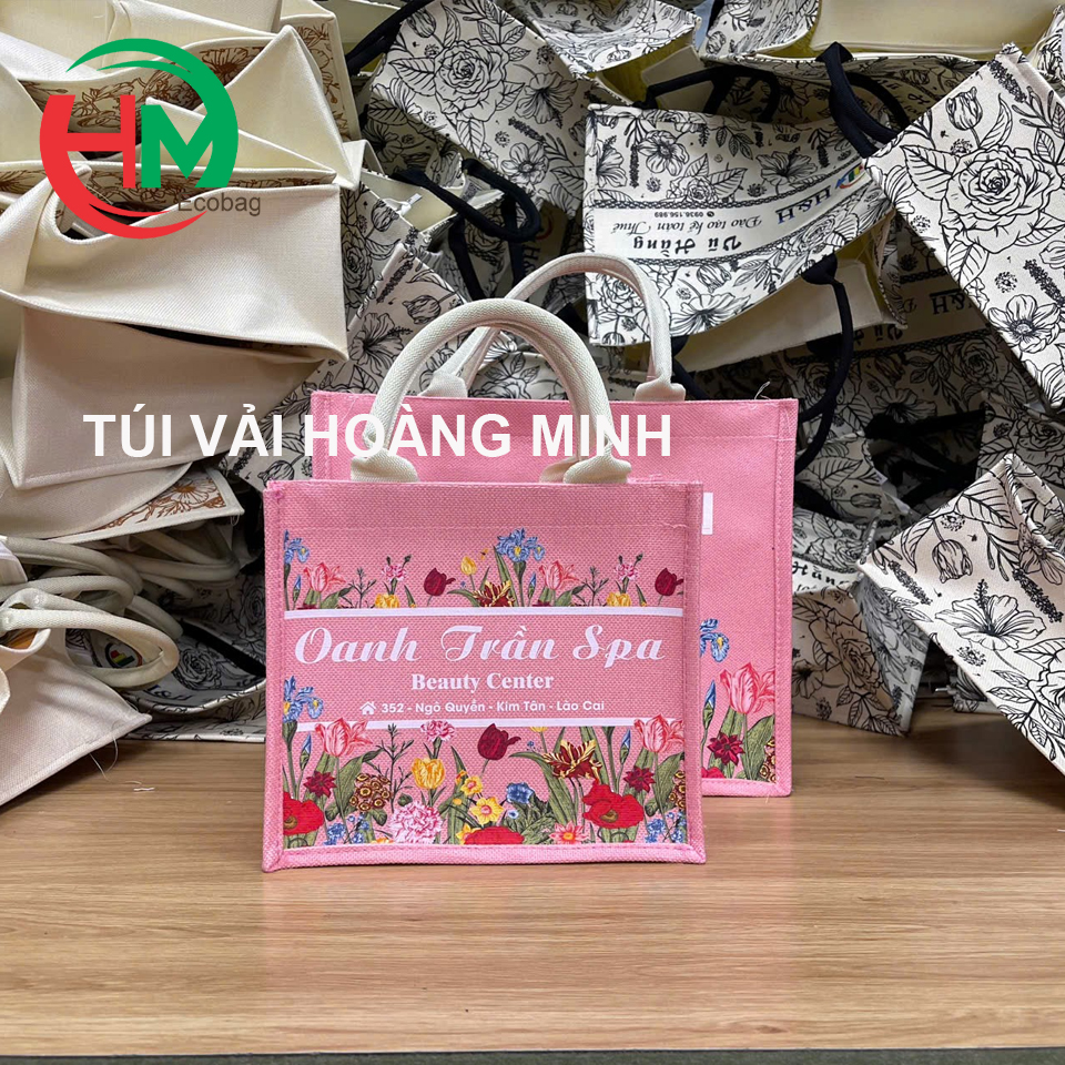 Túi Vải Linen Oanh Trần Spa – Sản Phẩm Quà Tặng Sang Trọng