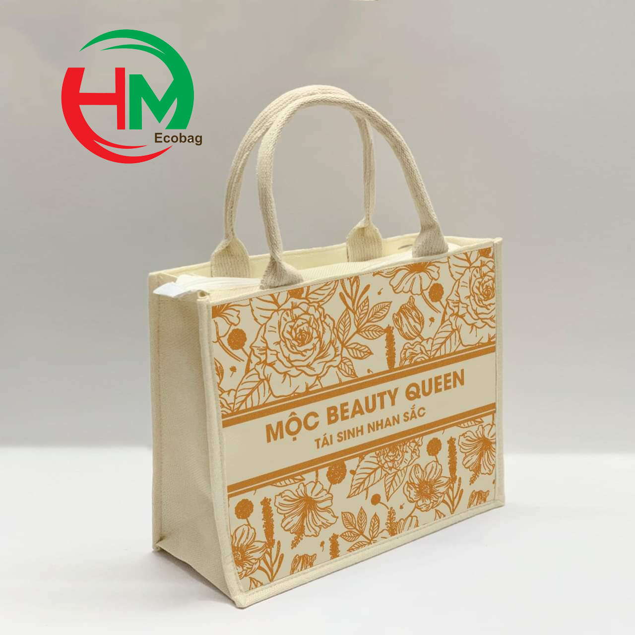 Túi In Họa Tiết 3 Lớp Mộc Beauty Qeen