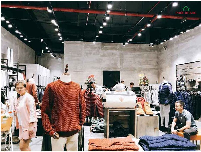 Tô điểm Shop quần áo thời trang bằng tấm ốp tường PVC