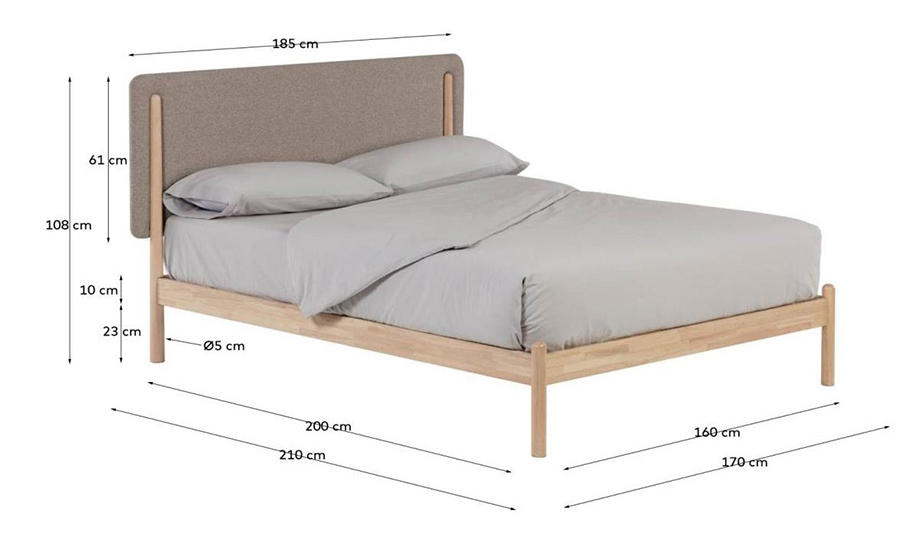 Nên đo chính xác kích thước giường ngủ khi đặt đệm theo yêu cầu