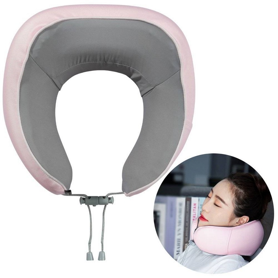 Gối chữ u cho người trưởng thành sử dụng phổ biến khi đi tàu, xe hay ở nơi công sở