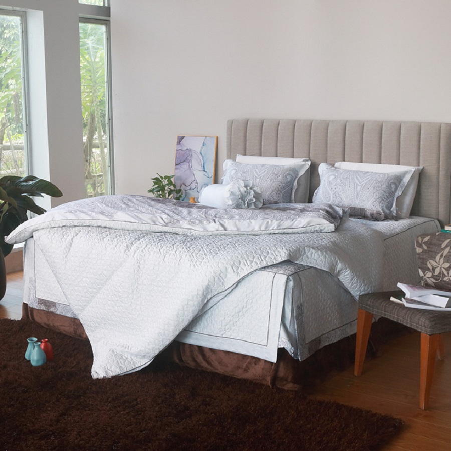 Bộ chần phủ Silky G57 họa tiết cổ điển nữ tính