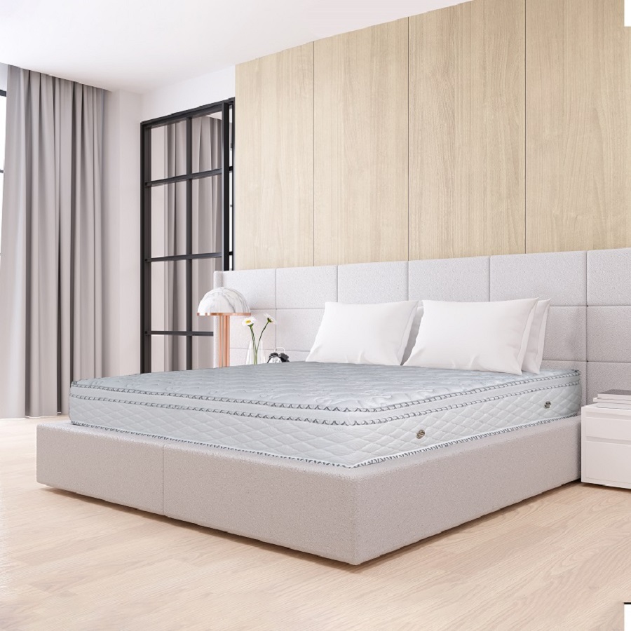 Nệm lò xo Renzo-T 398 3 viền được thiết kế thông minh với lớp cao su non dày 5cm