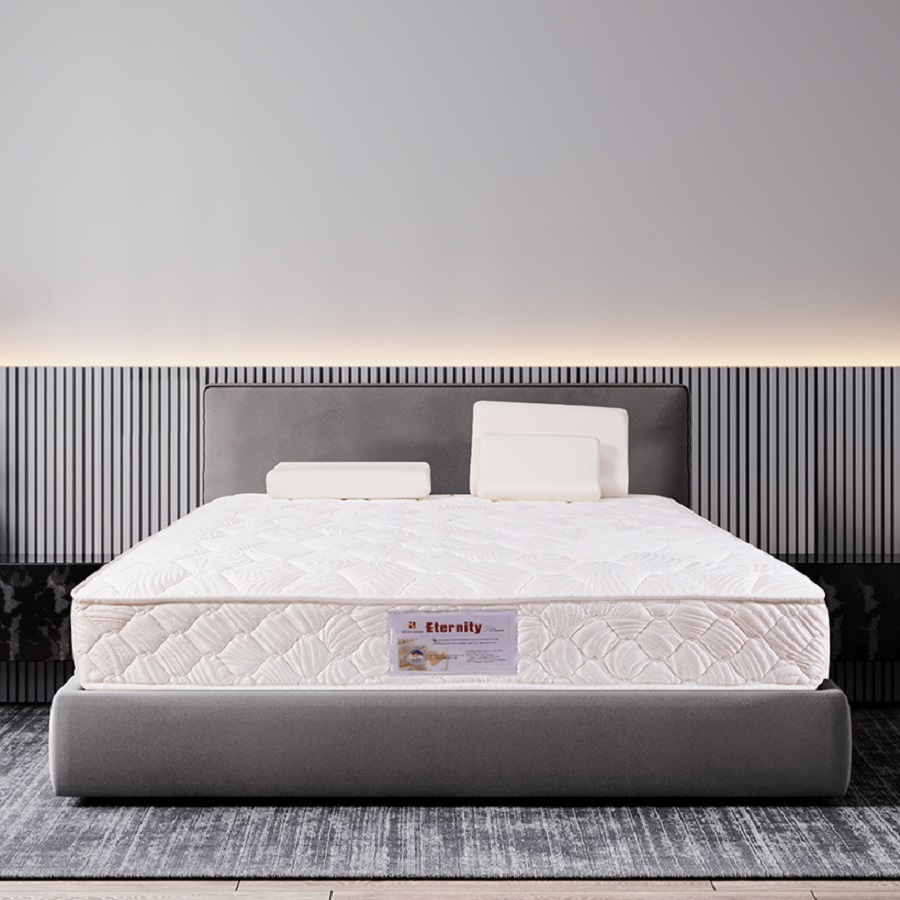 Lớp bọc gấm hiện đại mang đến vẻ đẹp sang trọng, đẳng cấp cho phòng ngủ