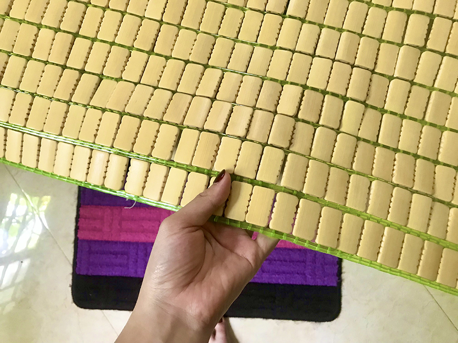 Chiếu trúc được làm từ nguyên liệu tre trúc tự nhiên