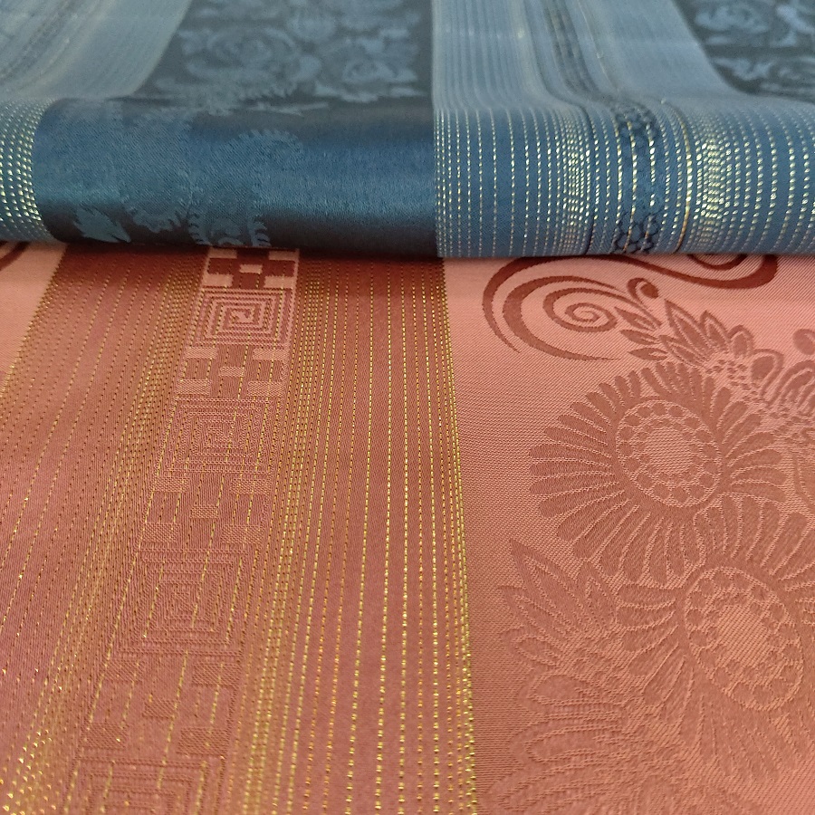 Cận cảnh tấm vải jacquard sau khi đã hoàn thiện