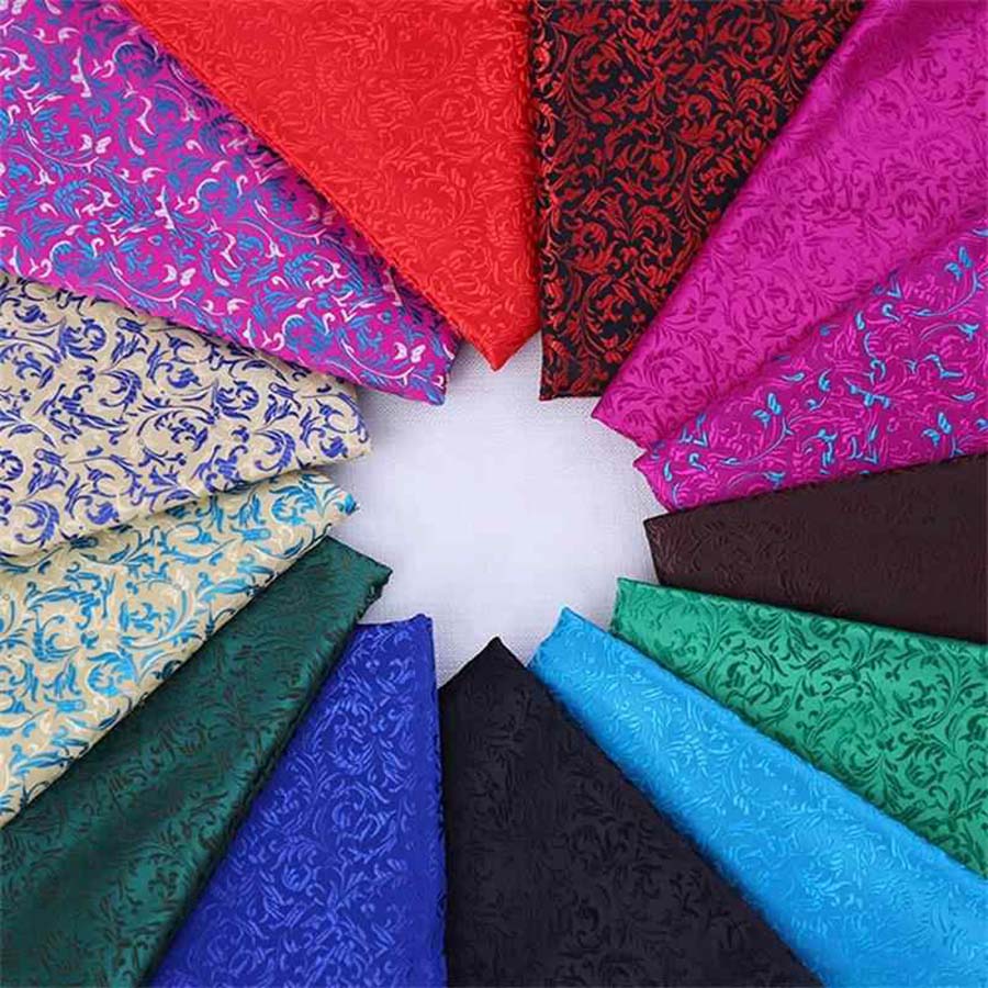 Màu sắc vải jacquard cotton đa dạng