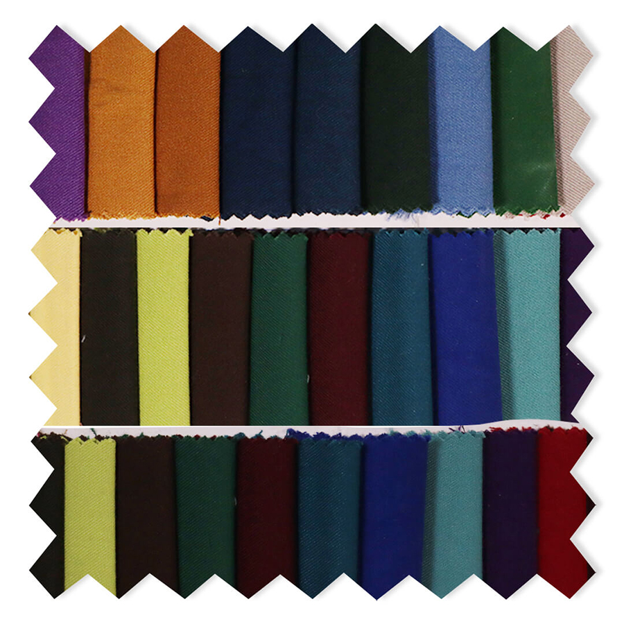 Vải kaki nổi bật nhờ khả năng dễ nhuộm màu và lên màu sắc nét