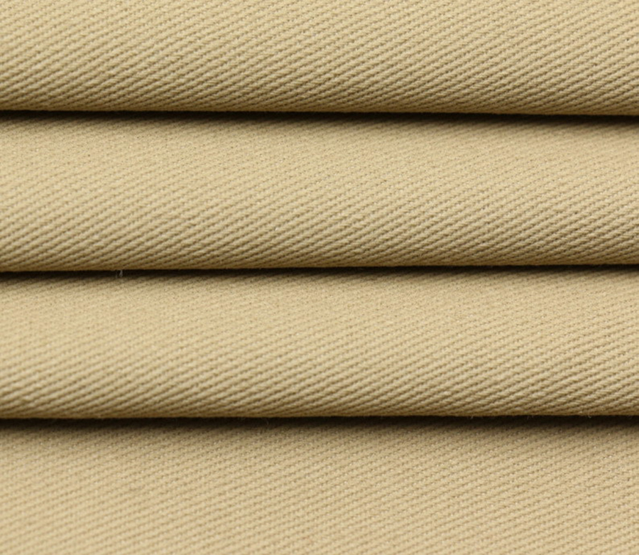 Vải kaki có nhiều loại khác nhau với sự kết hợp các sợi vải khác nhau trong thành phần