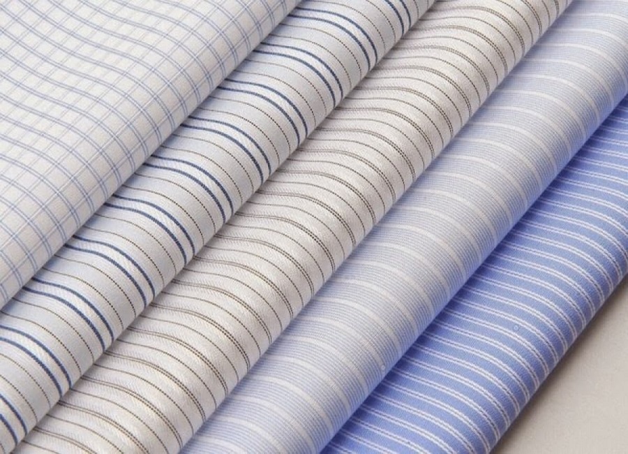 Kẻ sọc chính là điểm nhấn họa tiết của chất liệu này