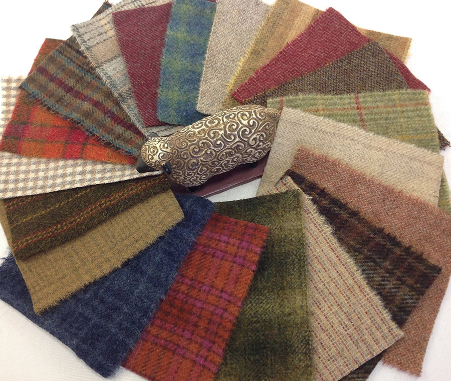 Vải len hấp thụ thuốc nhuộm một cách trực tiếp và có độ bám màu cao