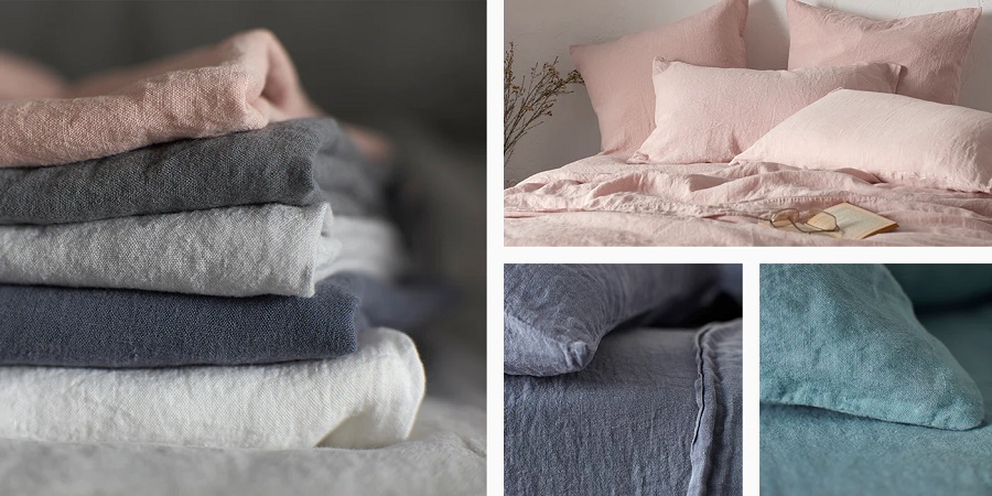Người dùng rất ưa chuộng chăn ga gối làm từ chất vải linen