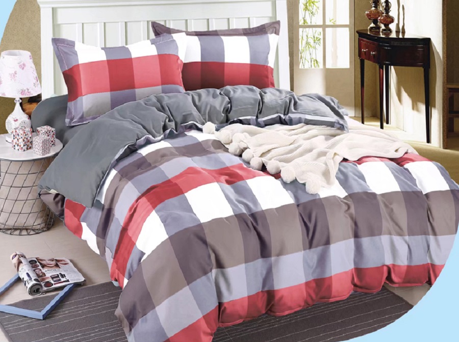 Bộ chăn ga Wagies màu sắc bắt mắt làm từ 100% vải polyester