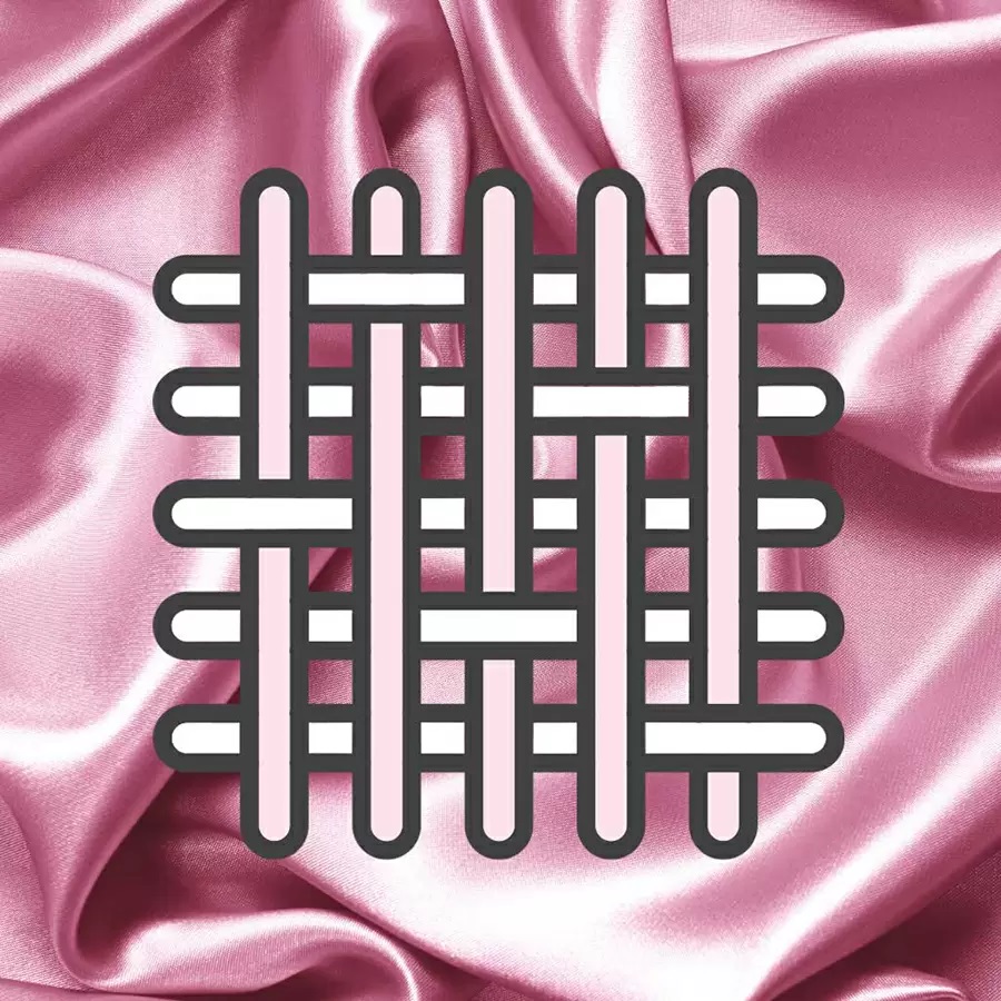 Kỹ thuật dệt vân đoạn cầu kỳ làm nên chất liệu satin cao cấp