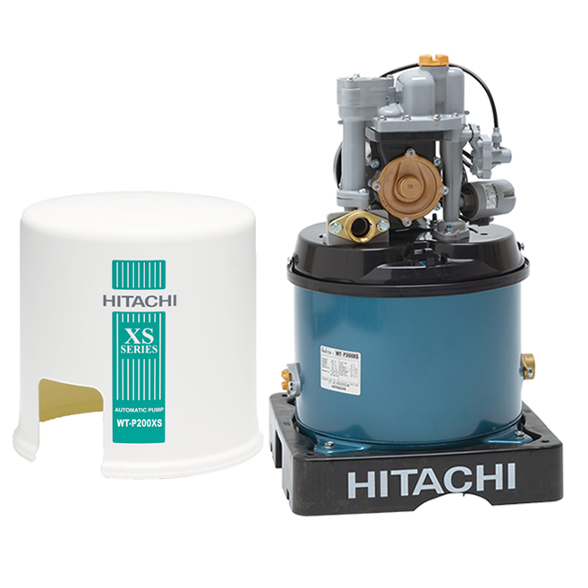 Máy bơm nước Hitachi WT-P200GX2-SPV ( Máy bơm nước tự động Hitachi 200W dạng tròn )