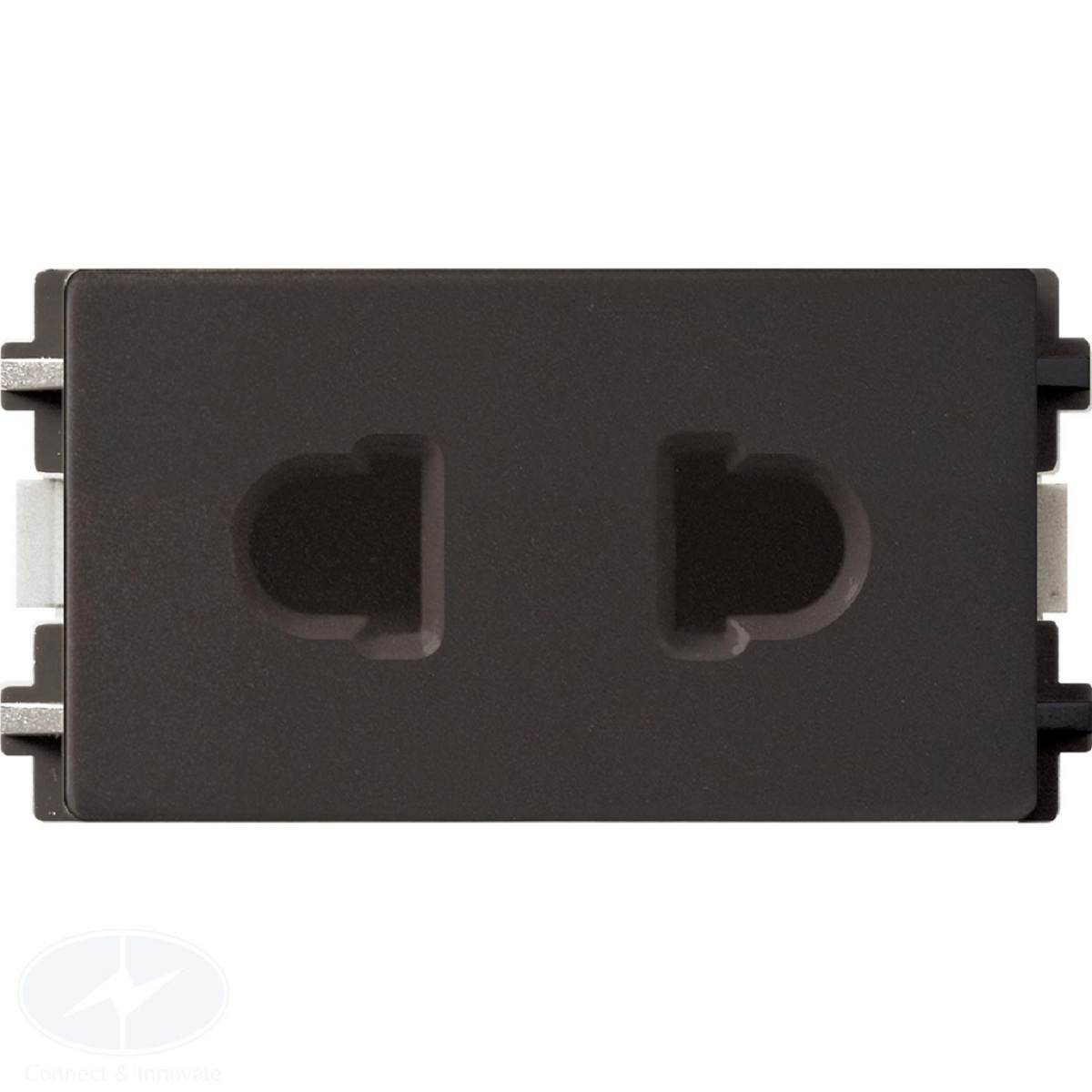 Ổ cắm điện 2 lổ Schneider Zencelo A 84426SUS-BZ-G19 cở size nhỏ 16A