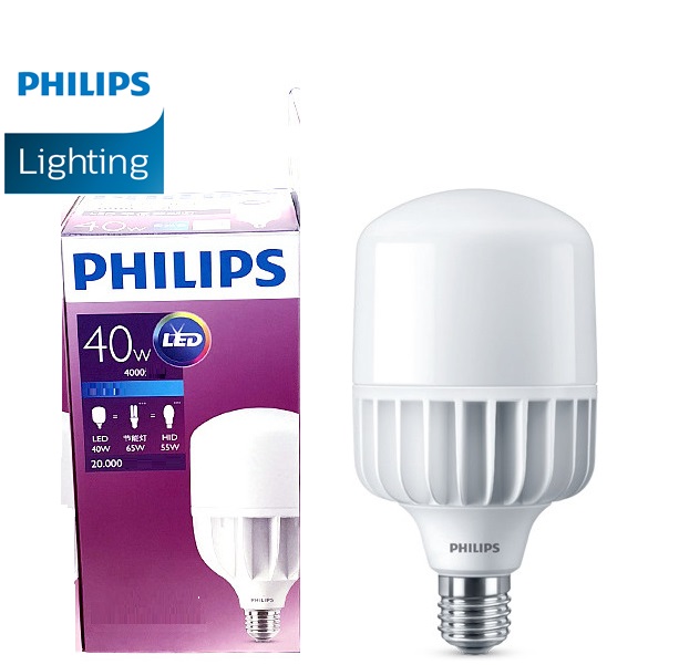 Bóng đèn led Philips TForce 40W ( Bóng led trụ Philips HB công suất 40W )