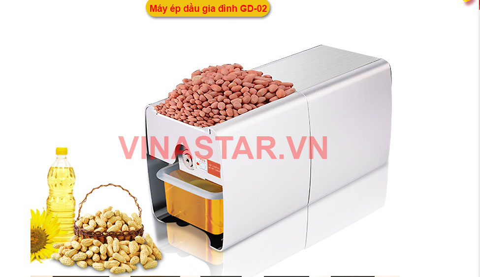 Tìm hiểu ngay xu thế máy ép dầu 2018- Máy ép dầu gia đình GD-02