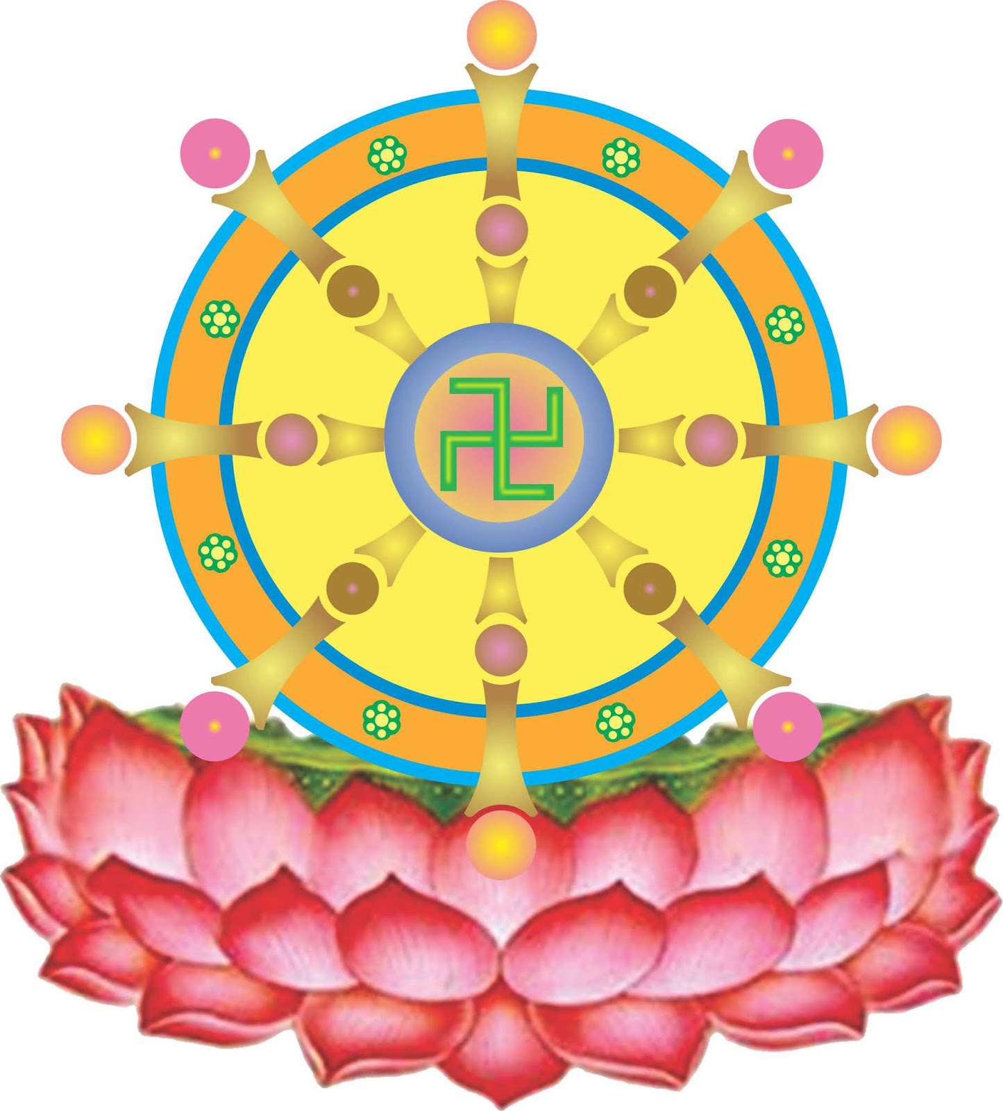 Bát Bảo Cát Tường - Pháp Luân