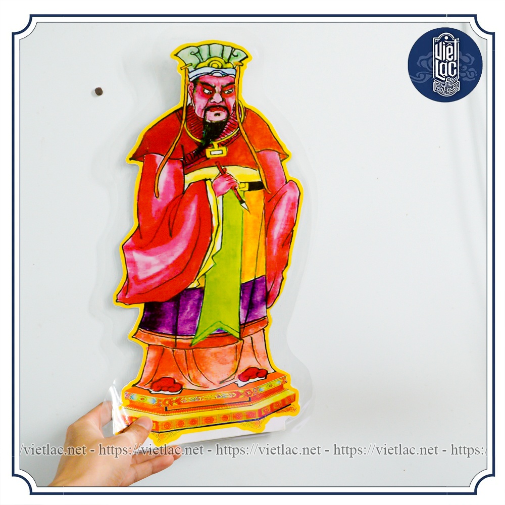 Tranh bộ thập điện diêm vương 30cm ép plastic VIỆT LẠC