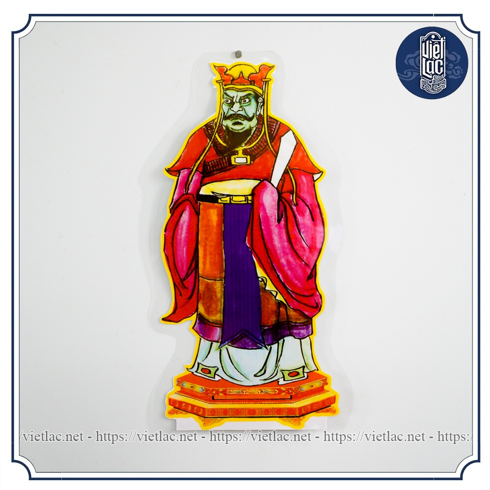 Tranh bộ thập điện diêm vương 30cm ép plastic VIỆT LẠC
