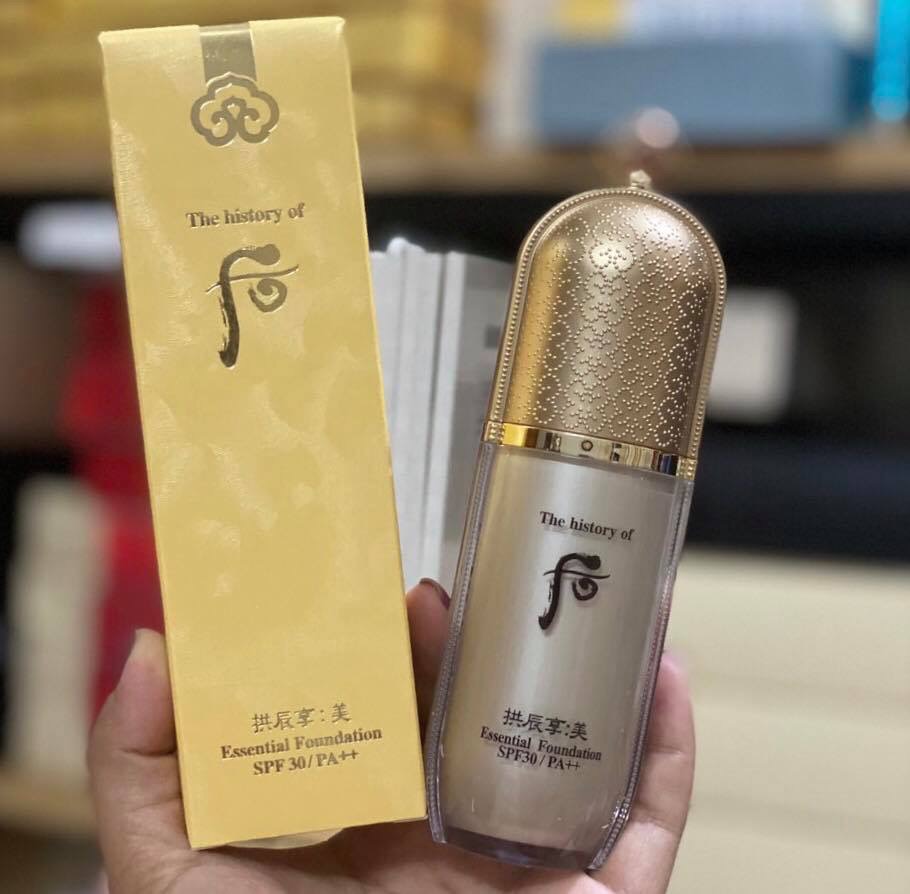 Kem nền Whoo Mi Essential Foundation che khuyết điểm