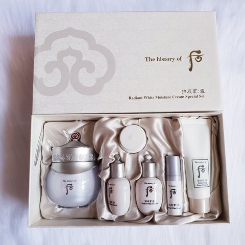 Set Kem dưỡng trắng & bổ sung ẩm ban đêm - Whoo Radiant white moisture cream