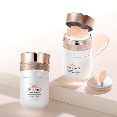 Phấn tươi chống nắng trang điểm Ohui Day Shield Smart Pumping Foundation Cushion SPF SPF 50